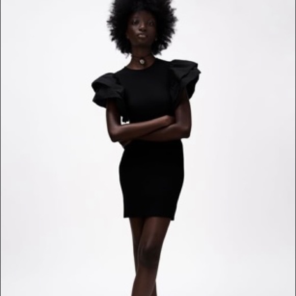 Zara Ruffled Dress - Picture 1 of 9